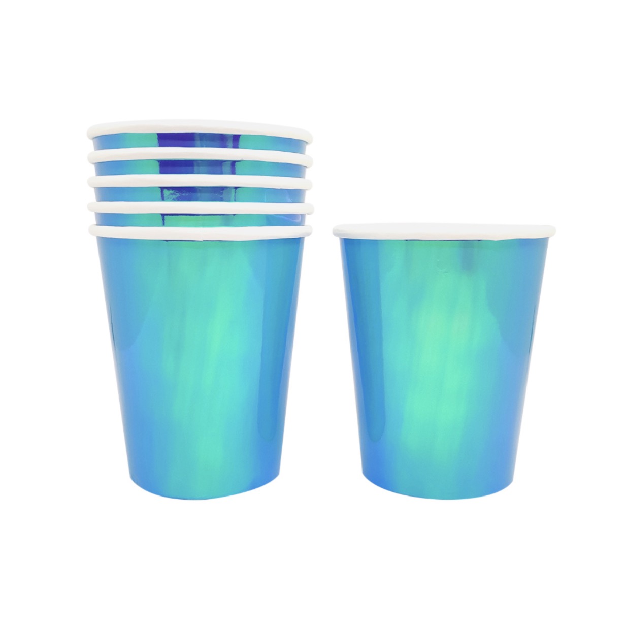 VASOS TORNASOL COLORES X6