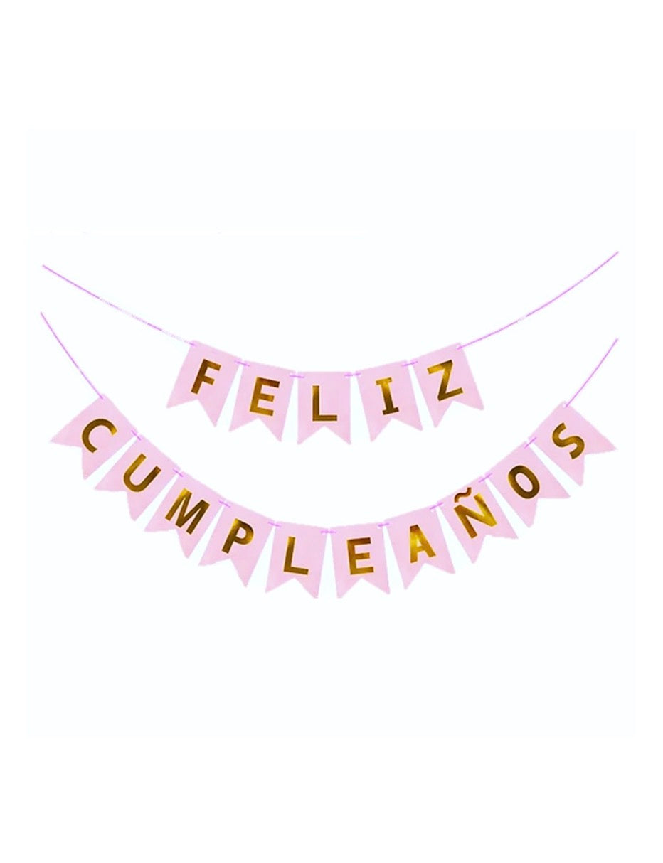 BANDERÍN  FELIZ CUMPLEAÑOS 3 METROS