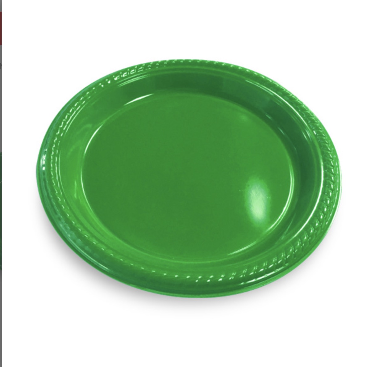 PLATO PLASTICO COLORES X10 18CM