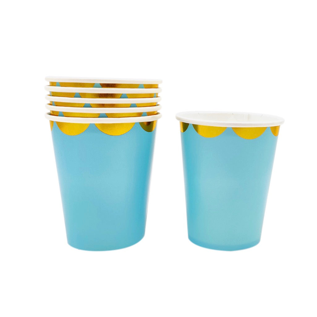 VASOS COLORES PASTELES X6