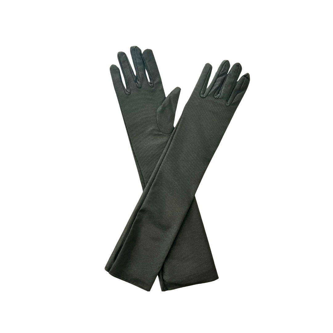 GUANTE LISO 45 CM NEGRO