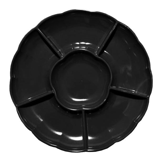 Bandeja Circular con Divisiones 3 Unidades
