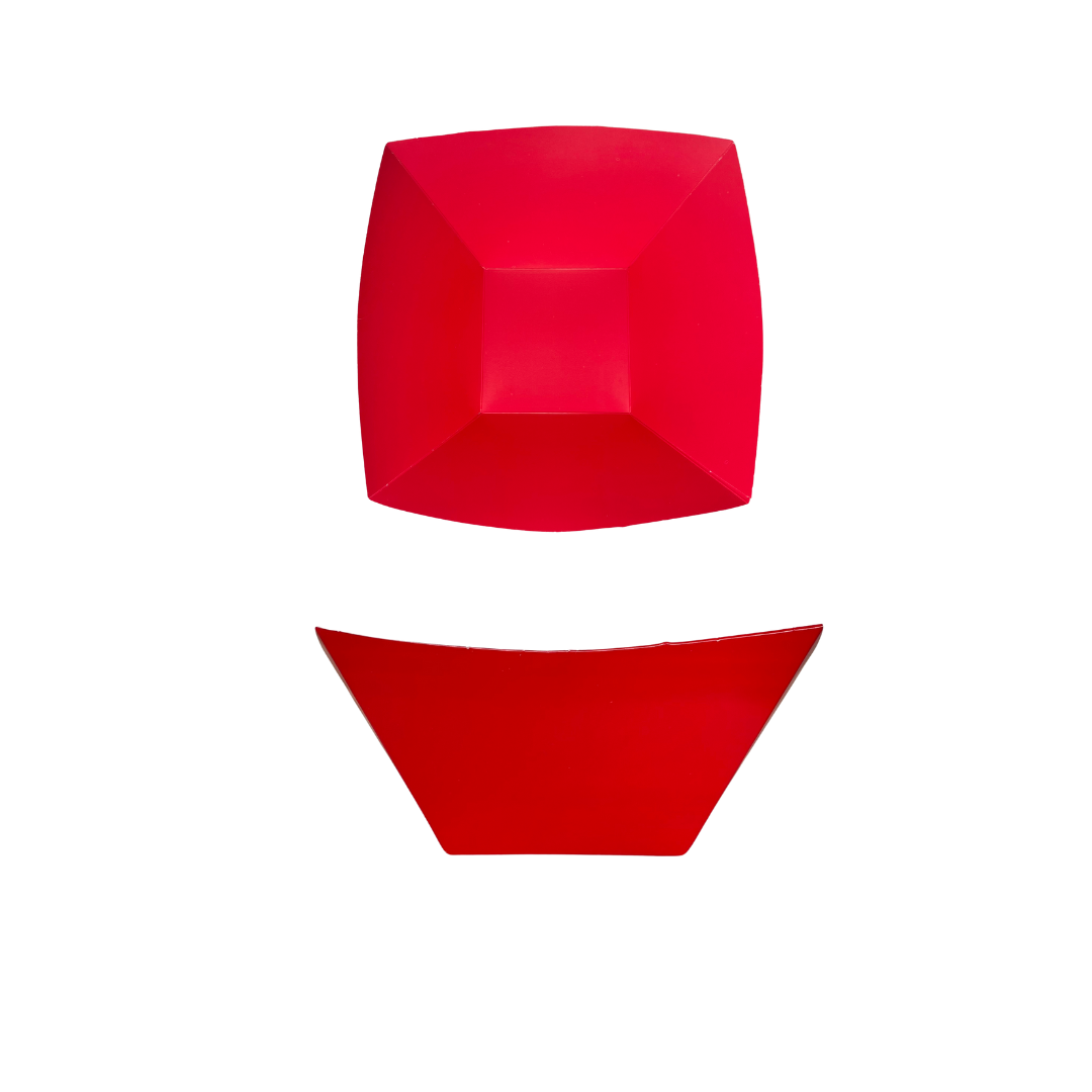 BANDEJA CUADRADA COLORES X2