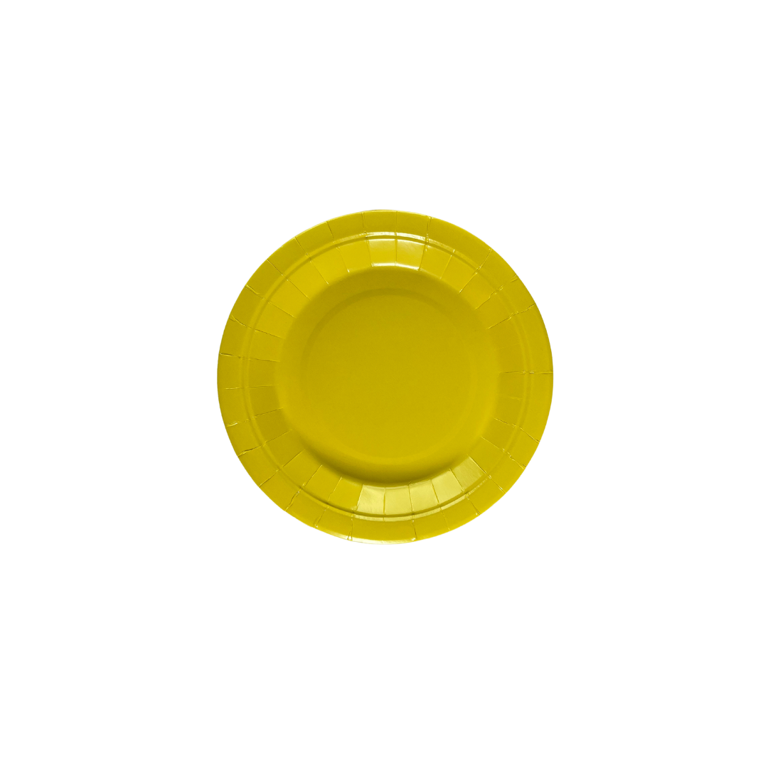 PLATOS CARTÓN COLORES X10 18CM