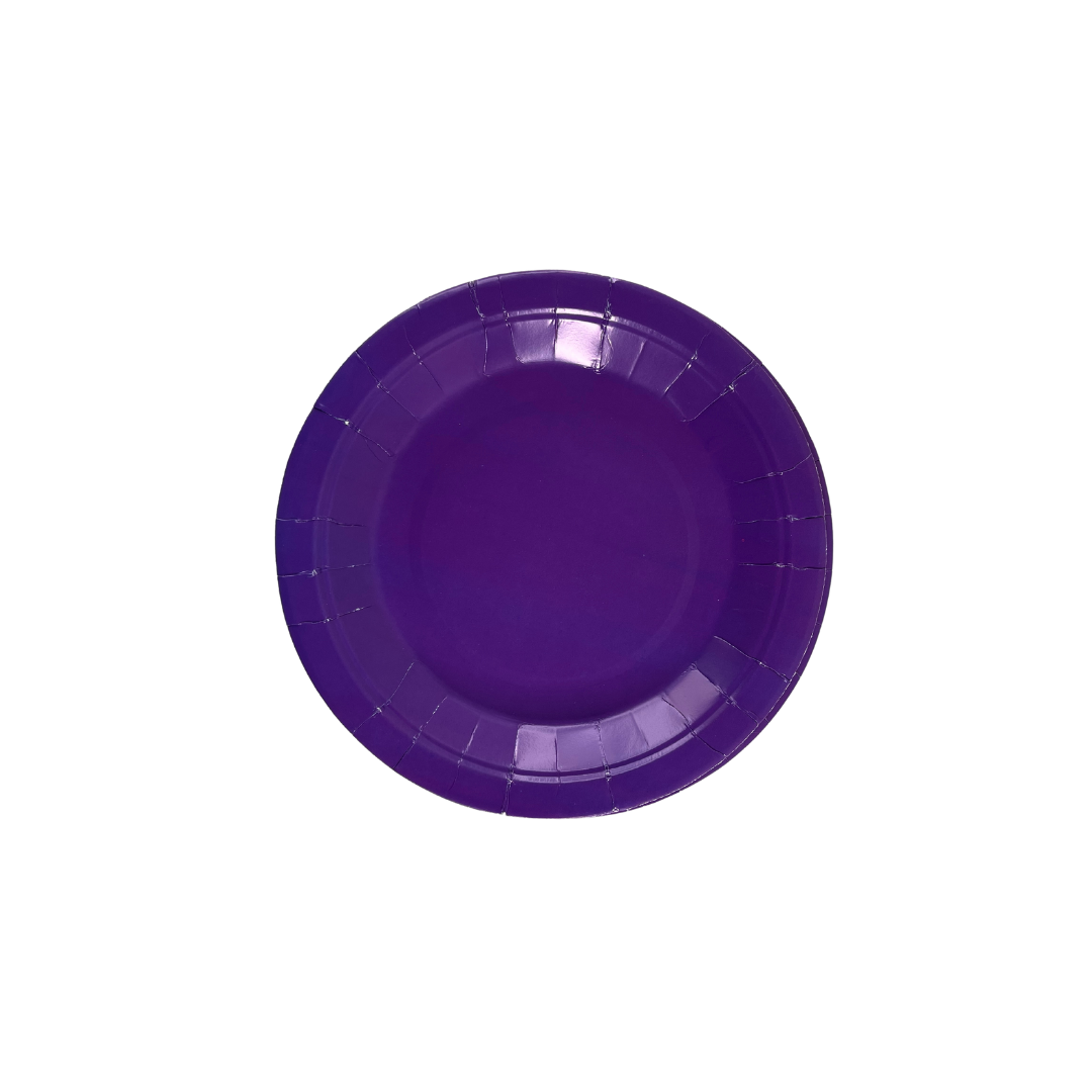 PLATOS CARTÓN COLORES X10 18CM