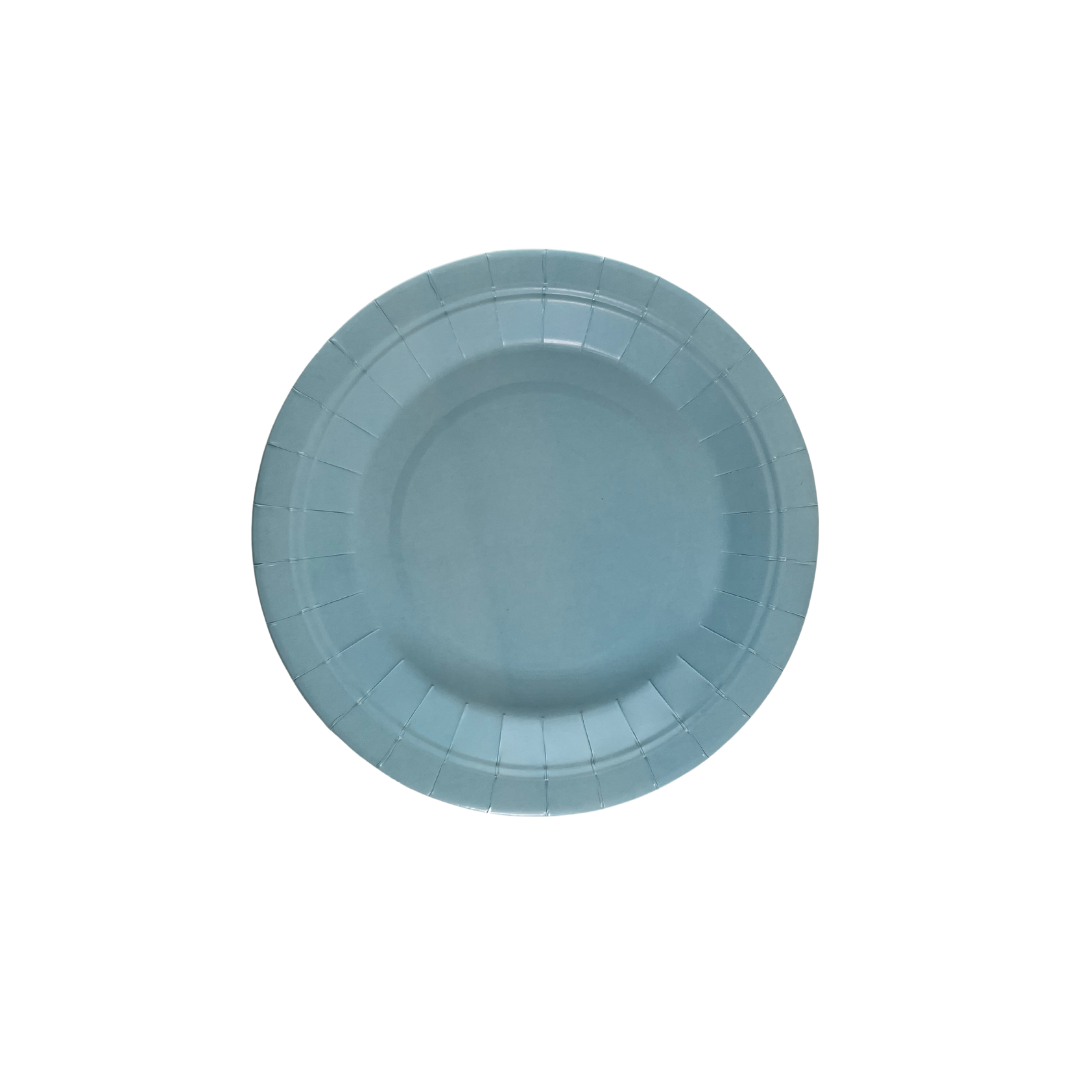 PLATOS CARTÓN COLORES X10 18CM