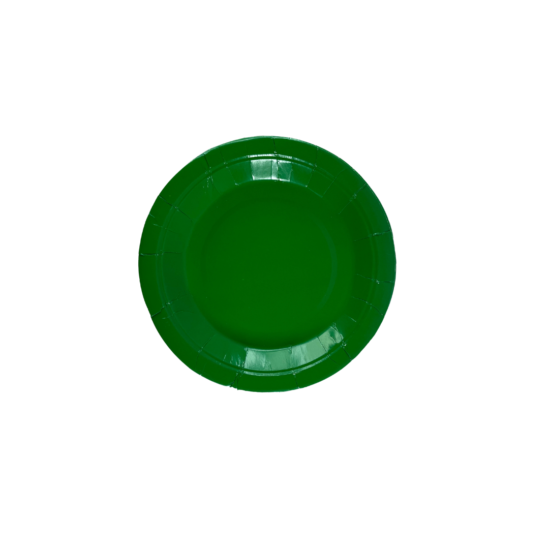 PLATOS CARTÓN COLORES X10 18CM