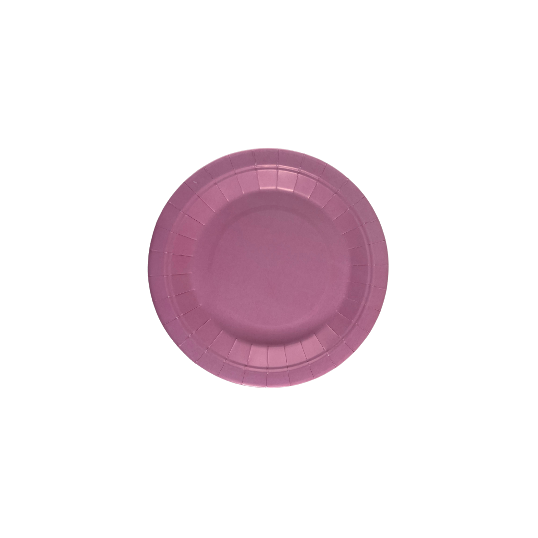 PLATOS CARTÓN COLORES X10 18CM