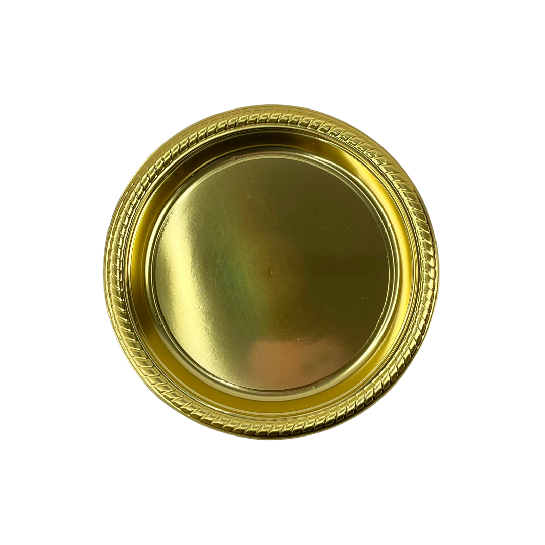 PLATO PLASTICO COLORES X10 18CM