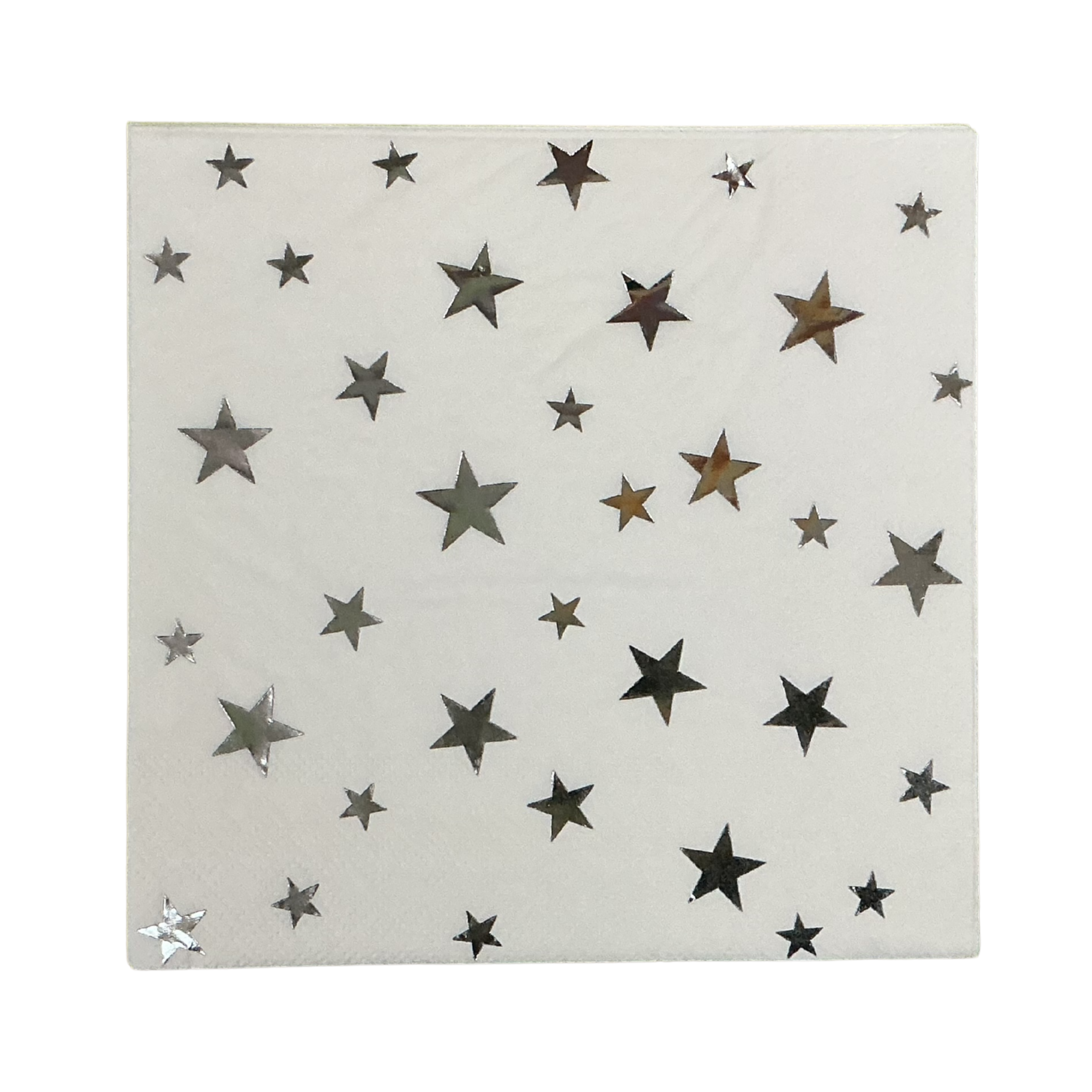 Servilletas Estrellas Metalizadas 16 Unidades