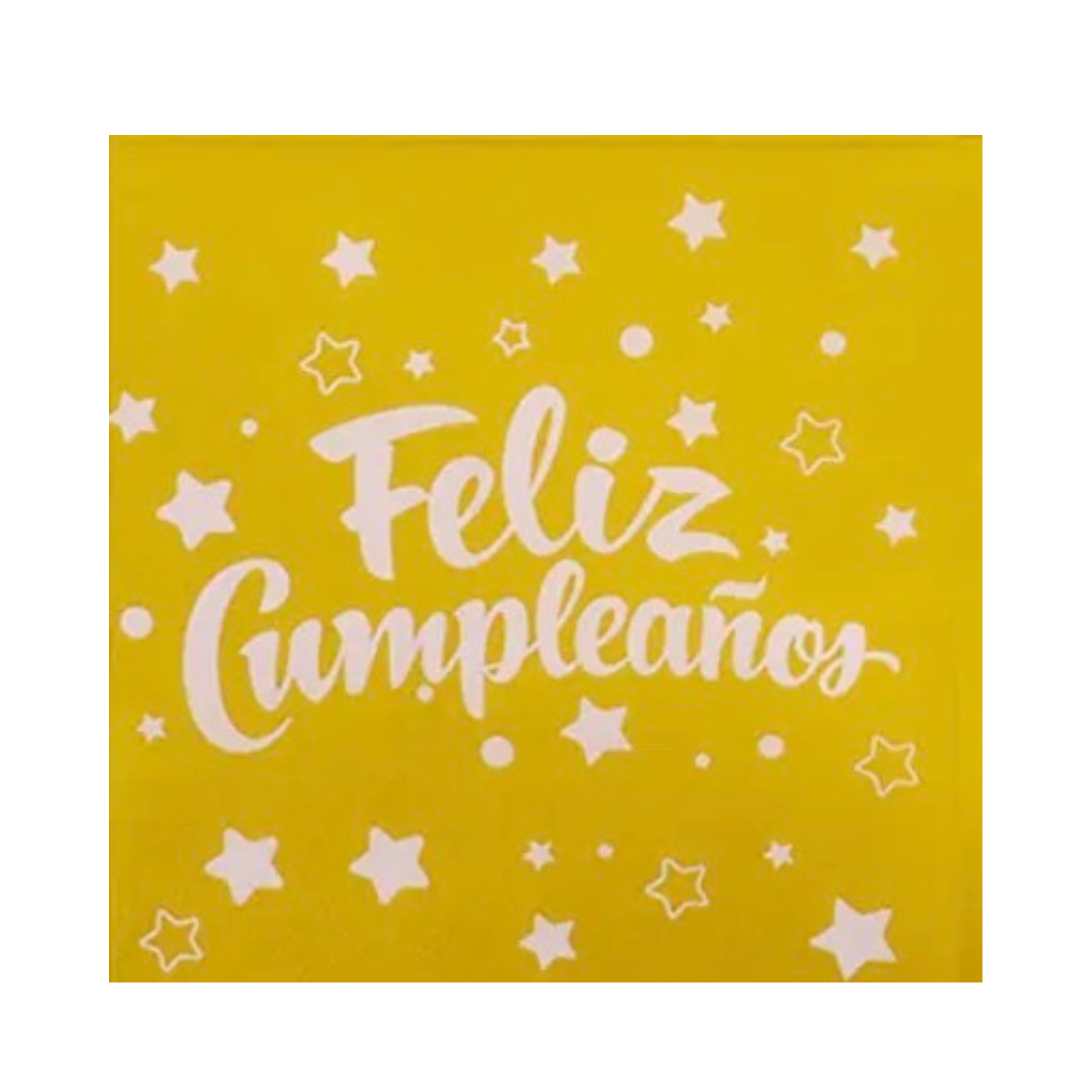 Servilletas Feliz Cumpleaños Estrellas 16 Unidades