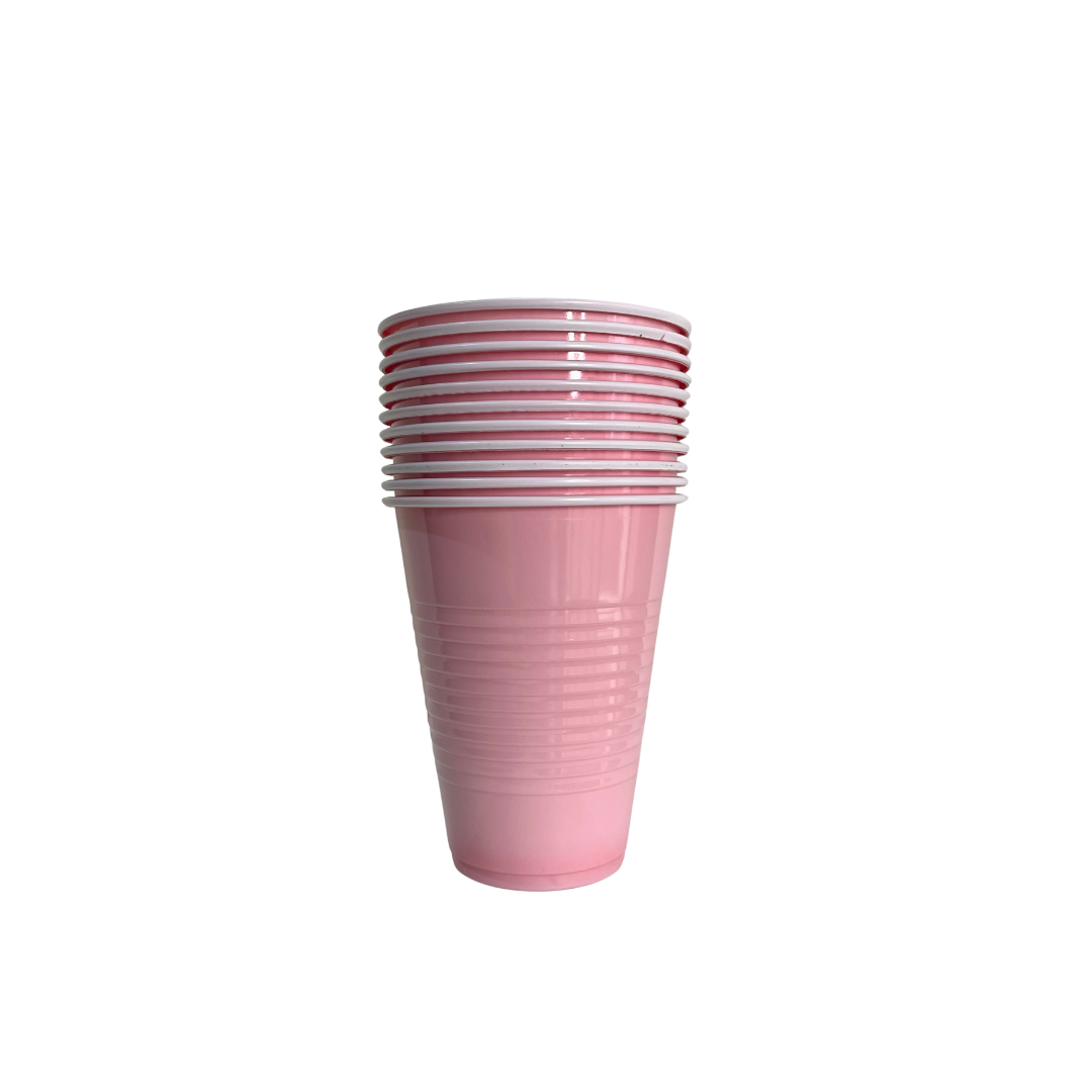 VASOS COLORES 450ML X10