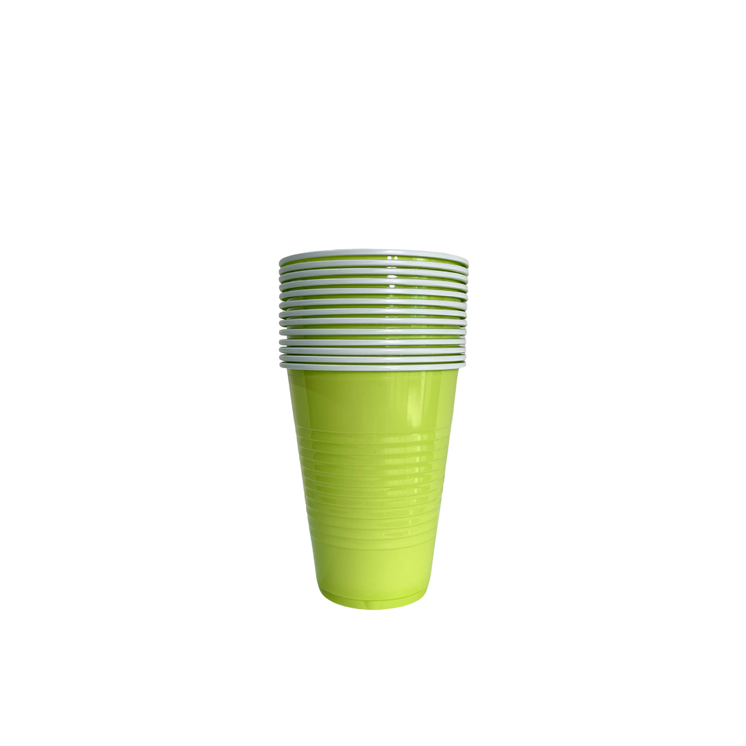 VASOS COLORES 450ML X10