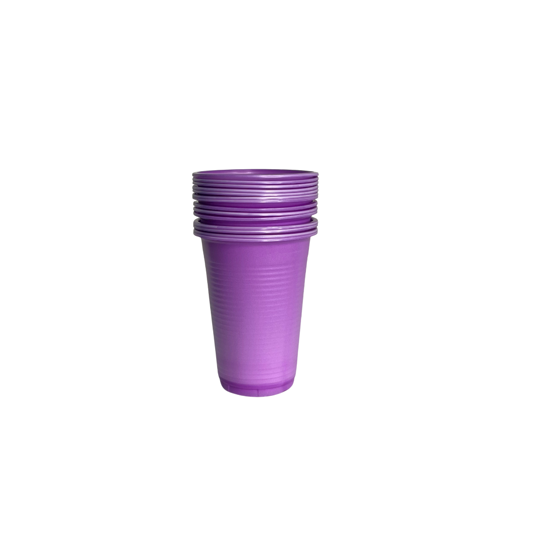 VASOS COLORES 200ml X10