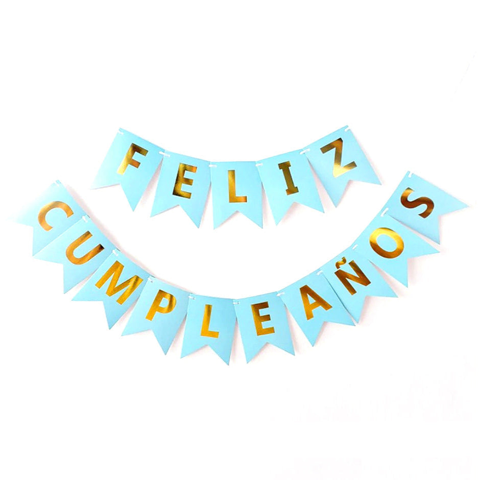 BANDERÍN  FELIZ CUMPLEAÑOS 3 METROS