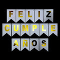 BANDERÍN  FELIZ CUMPLEAÑOS 3 METROS