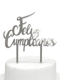TOPPER TORTA FELIZ CUMPLEAÑOS X1