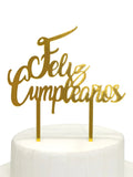 TOPPER TORTA FELIZ CUMPLEAÑOS X1
