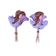 CELESTE Y MORADO