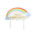 VELA FELIZ CUMPLEAÑOS ARCOÍRIS
