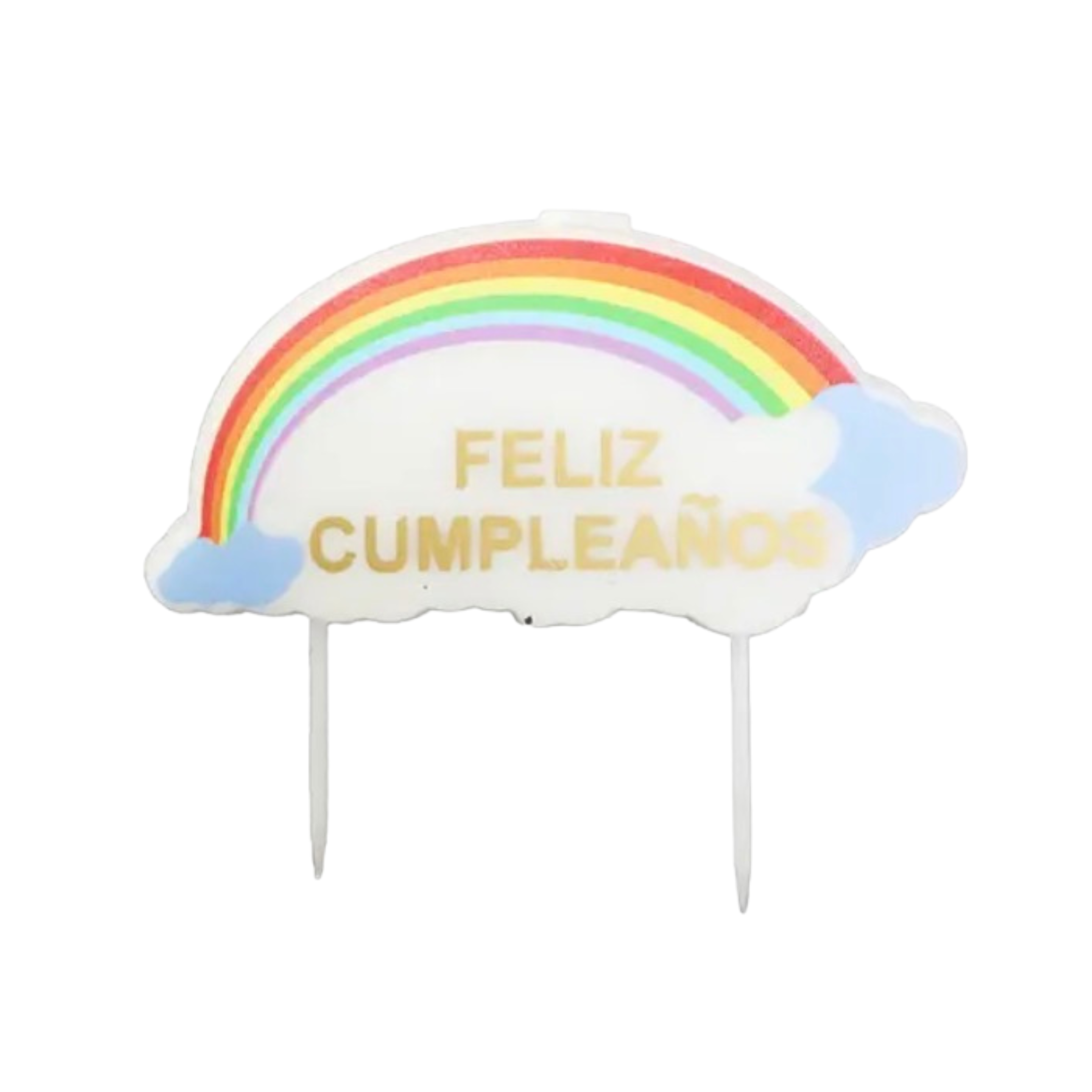 VELA FELIZ CUMPLEAÑOS ARCOÍRIS