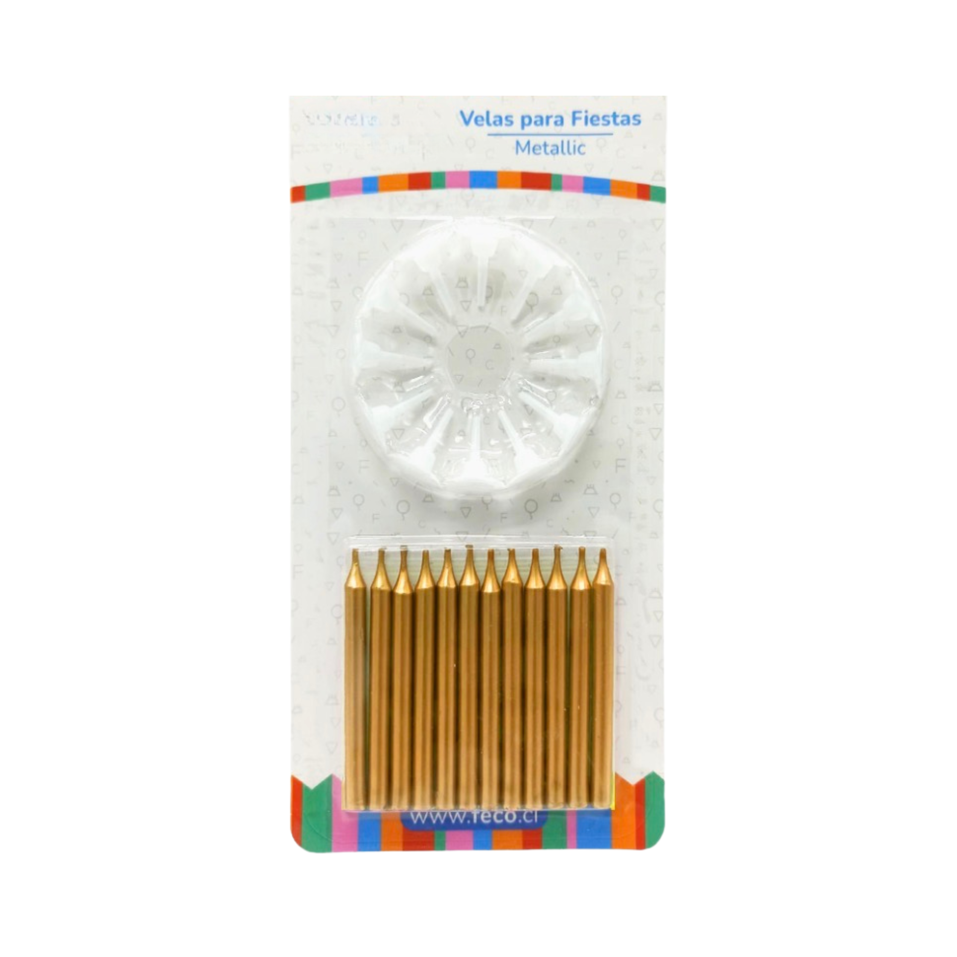 VELAS METALLIC X12