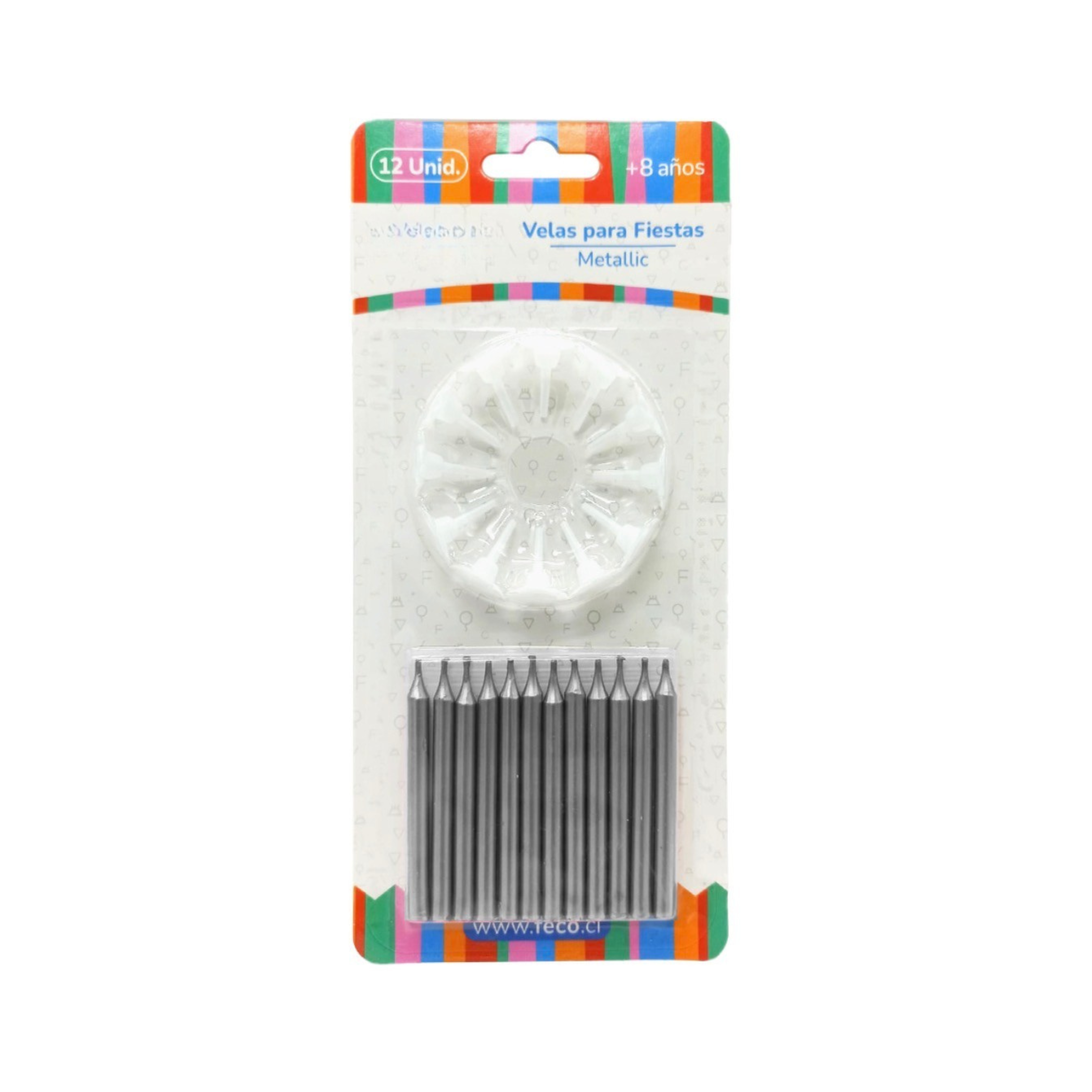 VELAS METALLIC X12