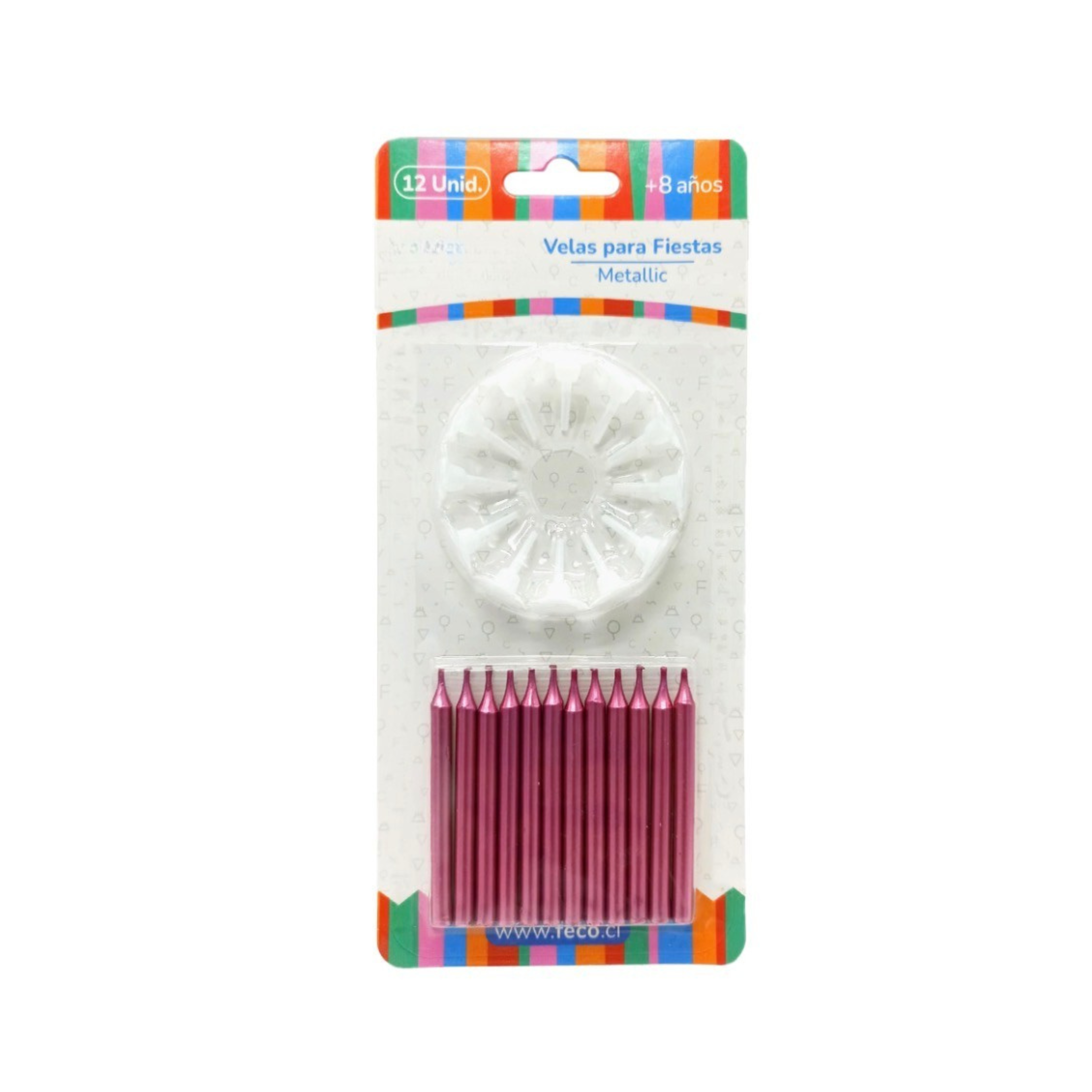 VELAS METALLIC X12