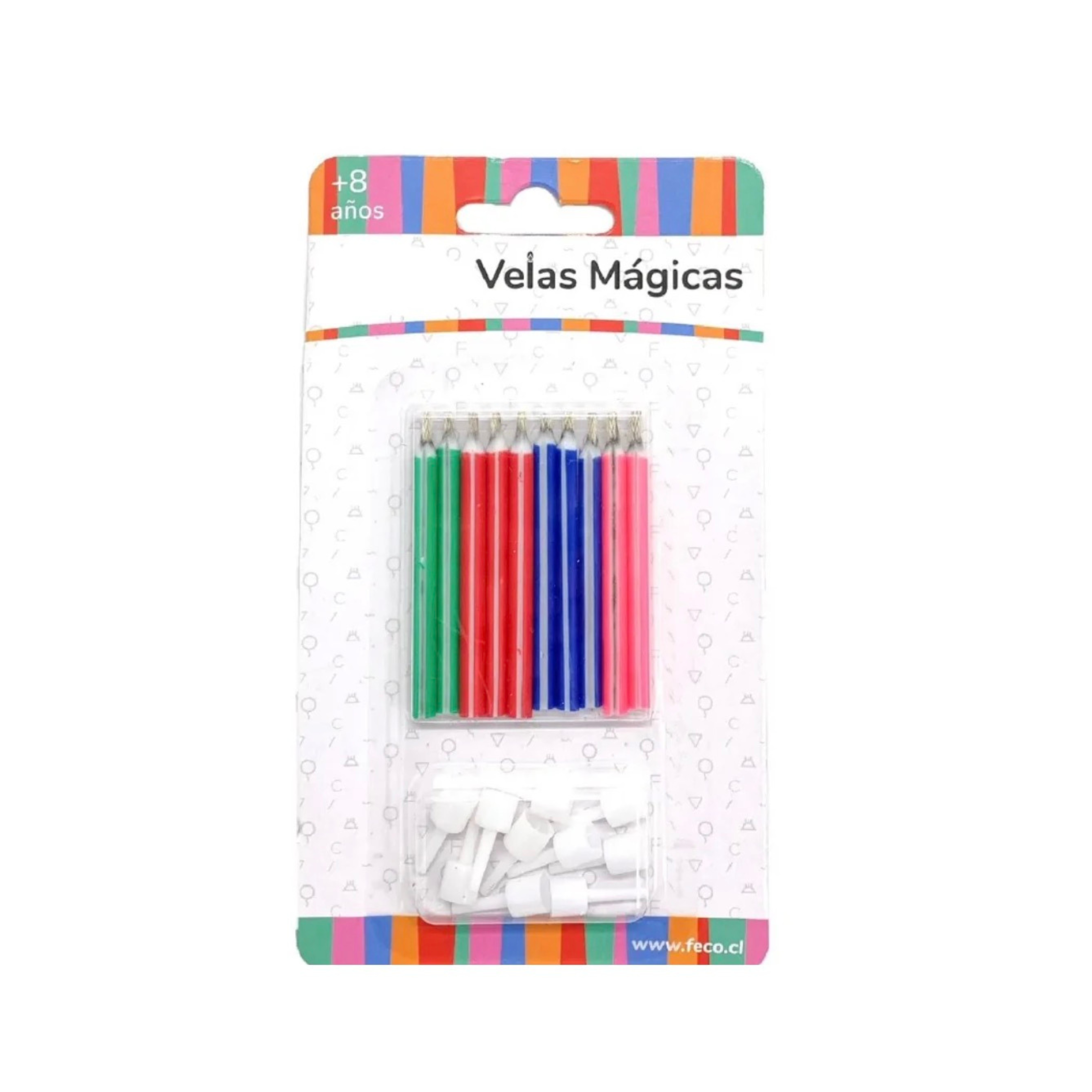 VELAS MÁGICAS X10