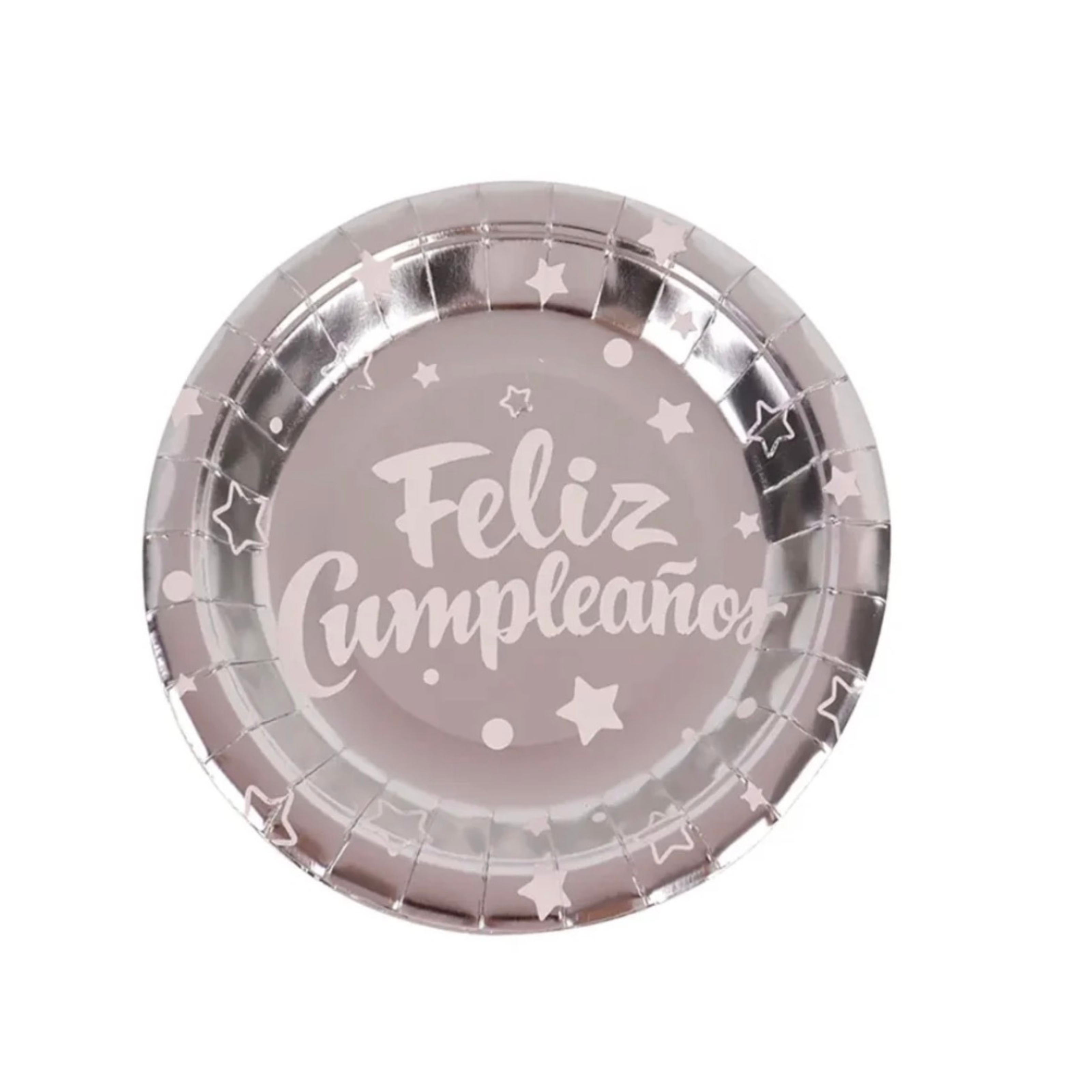 PLATOS FELIZ CUMPLEAÑOS X6 18CM