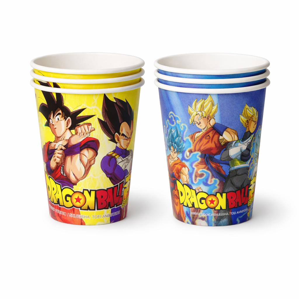 VASO DRAGON BALL X6