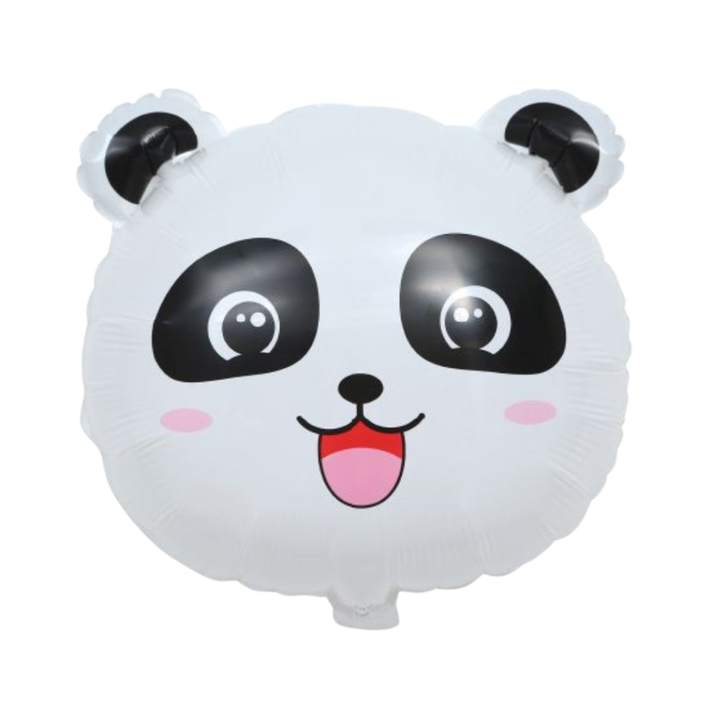 Globo Metálico Cabeza de Oso Panda 18”
