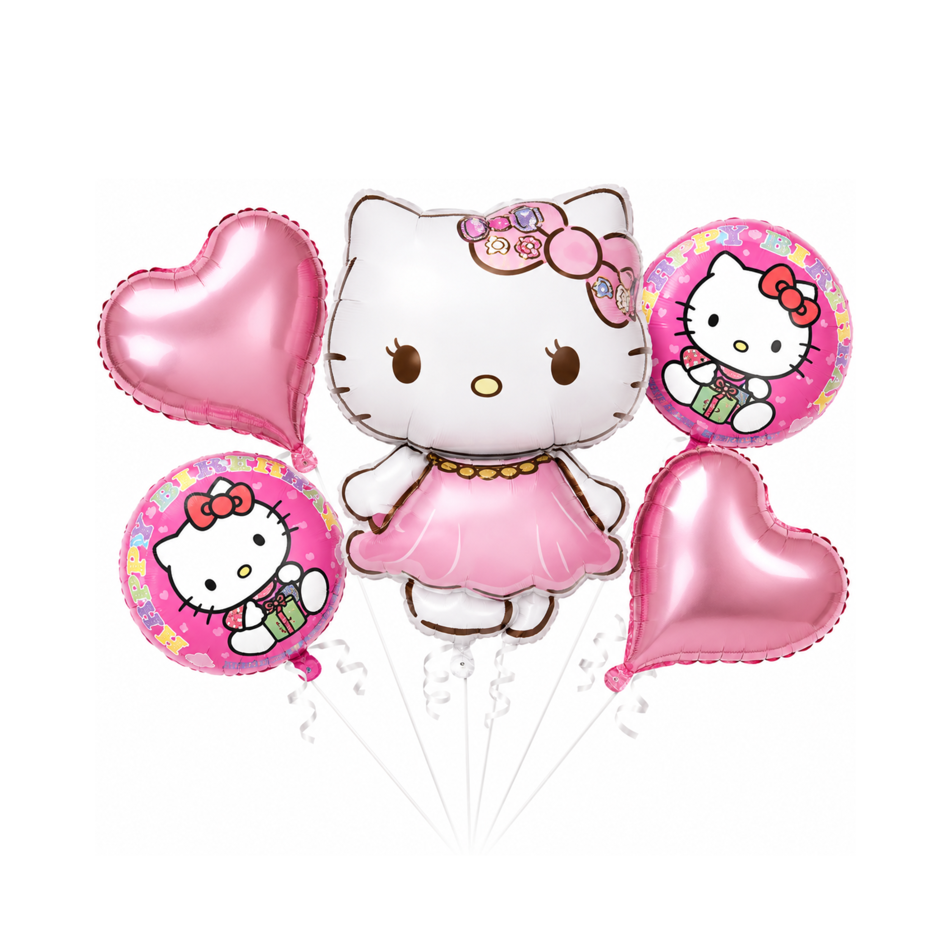 Set de Globos Hello Kitty