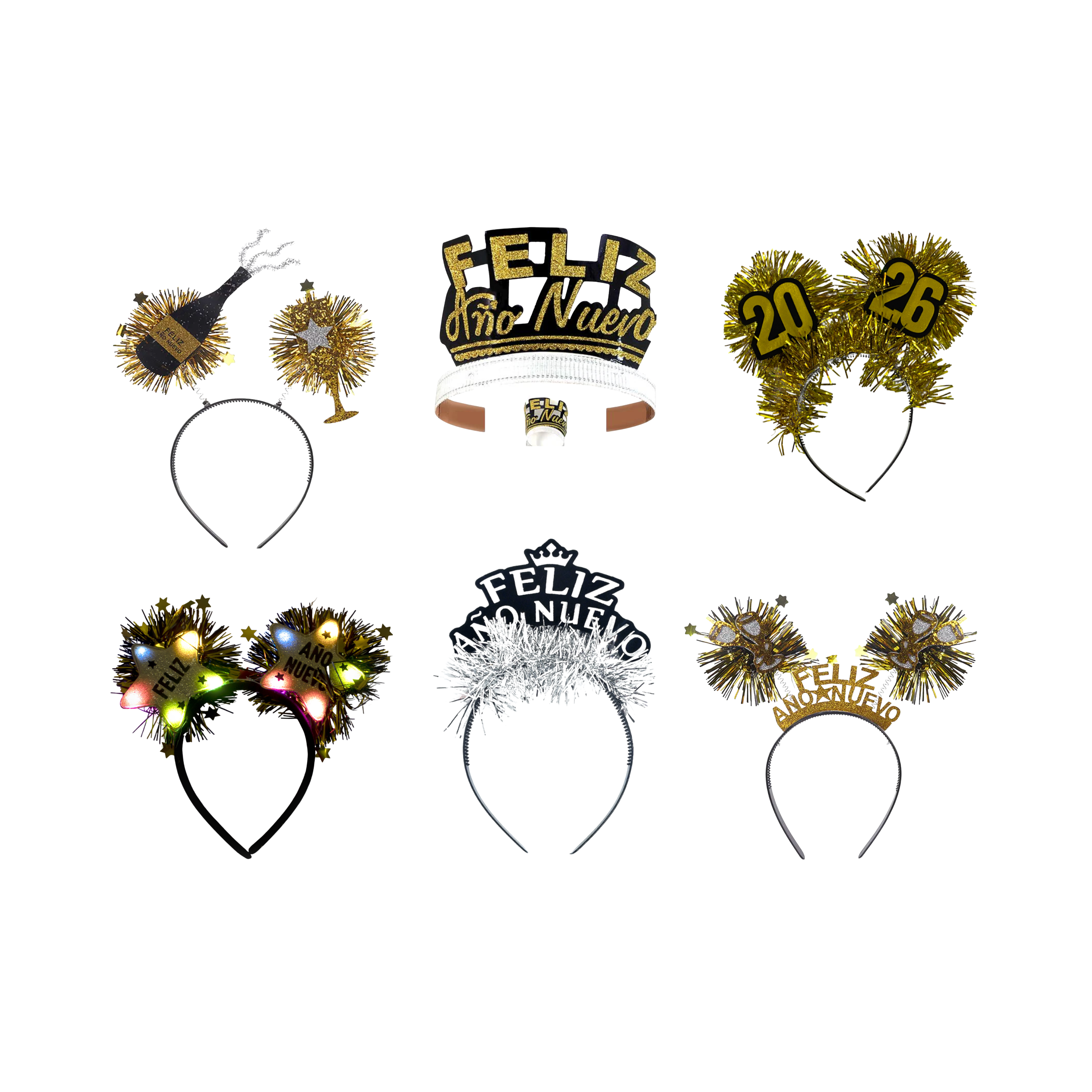 Pack Cintillos Año Nuevo