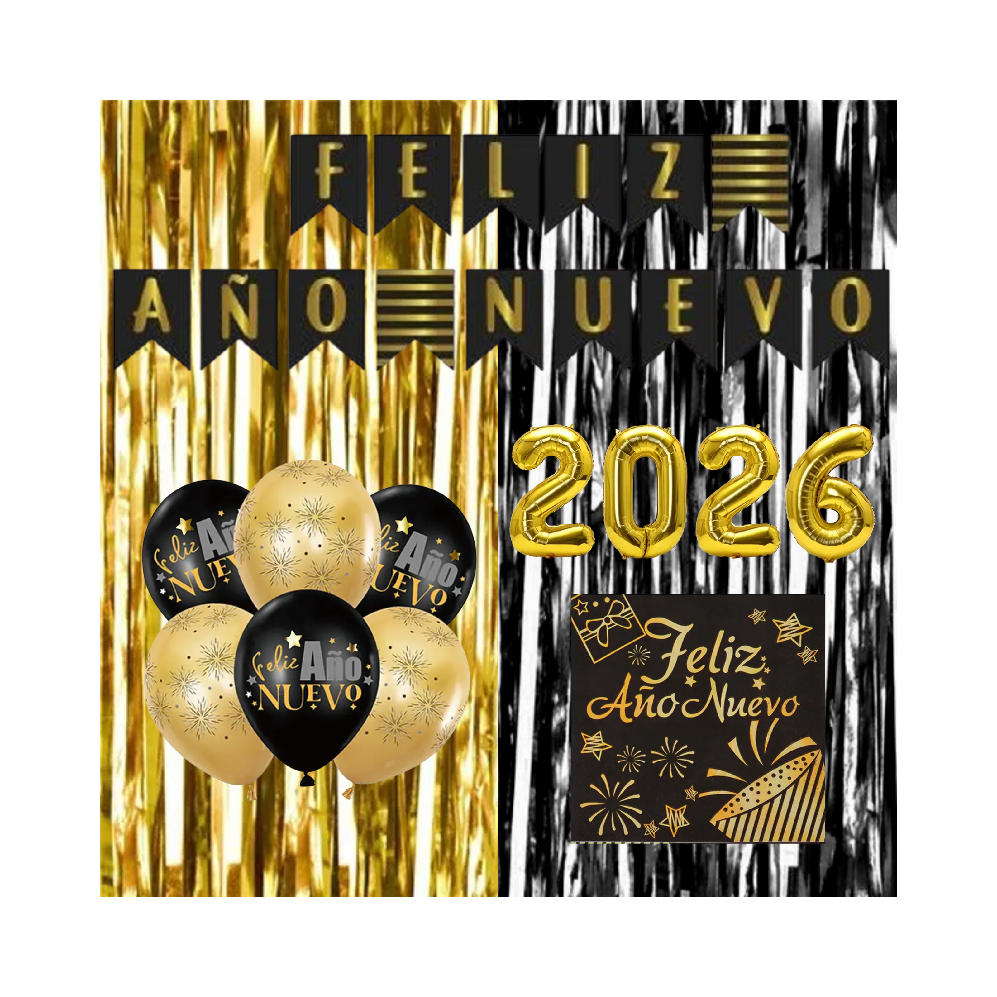 Pack Decoración Año Nuevo Basico