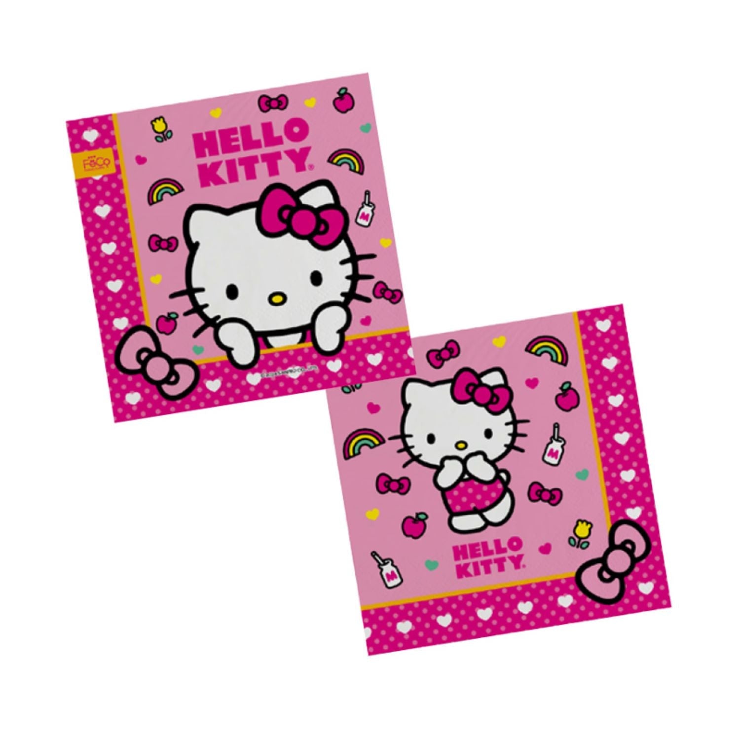 SERVILLETA HELLO KITTY X 12