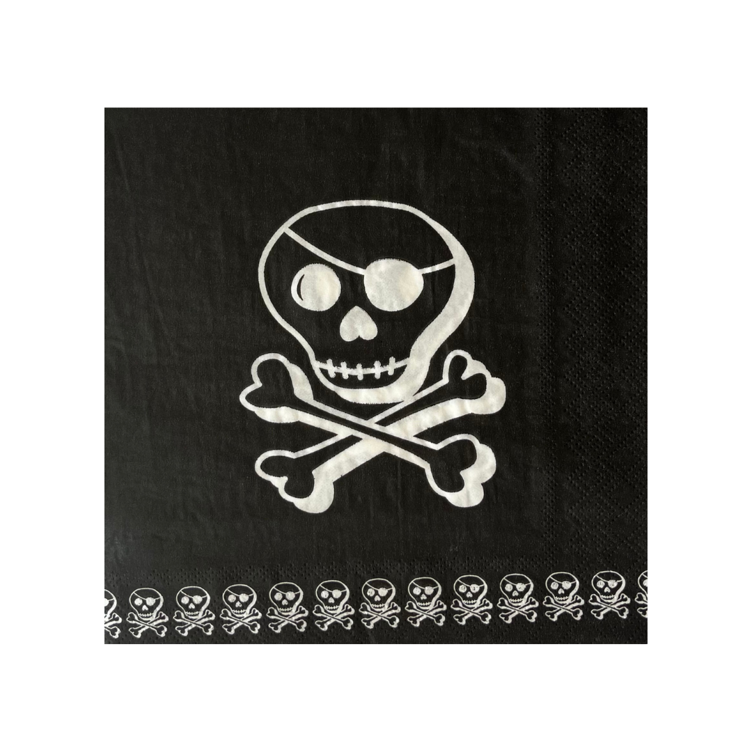 SERVILLETA CALAVERA 33X33