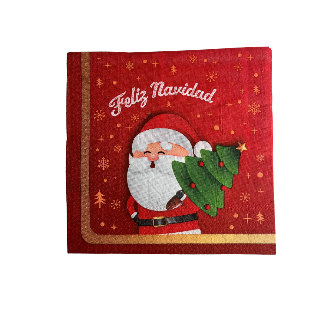 Servilleta de Navidad Roja