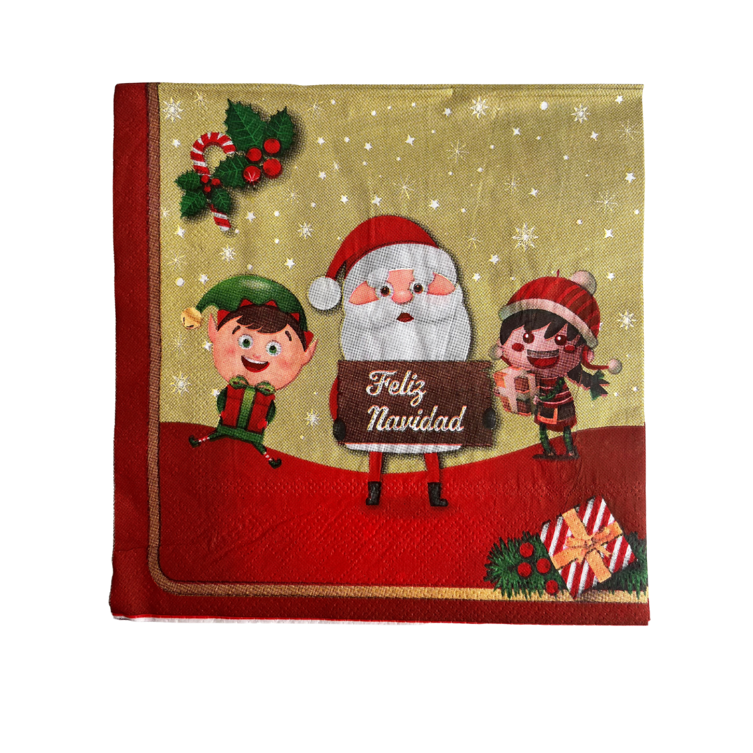Servilleta de Navidad Verde