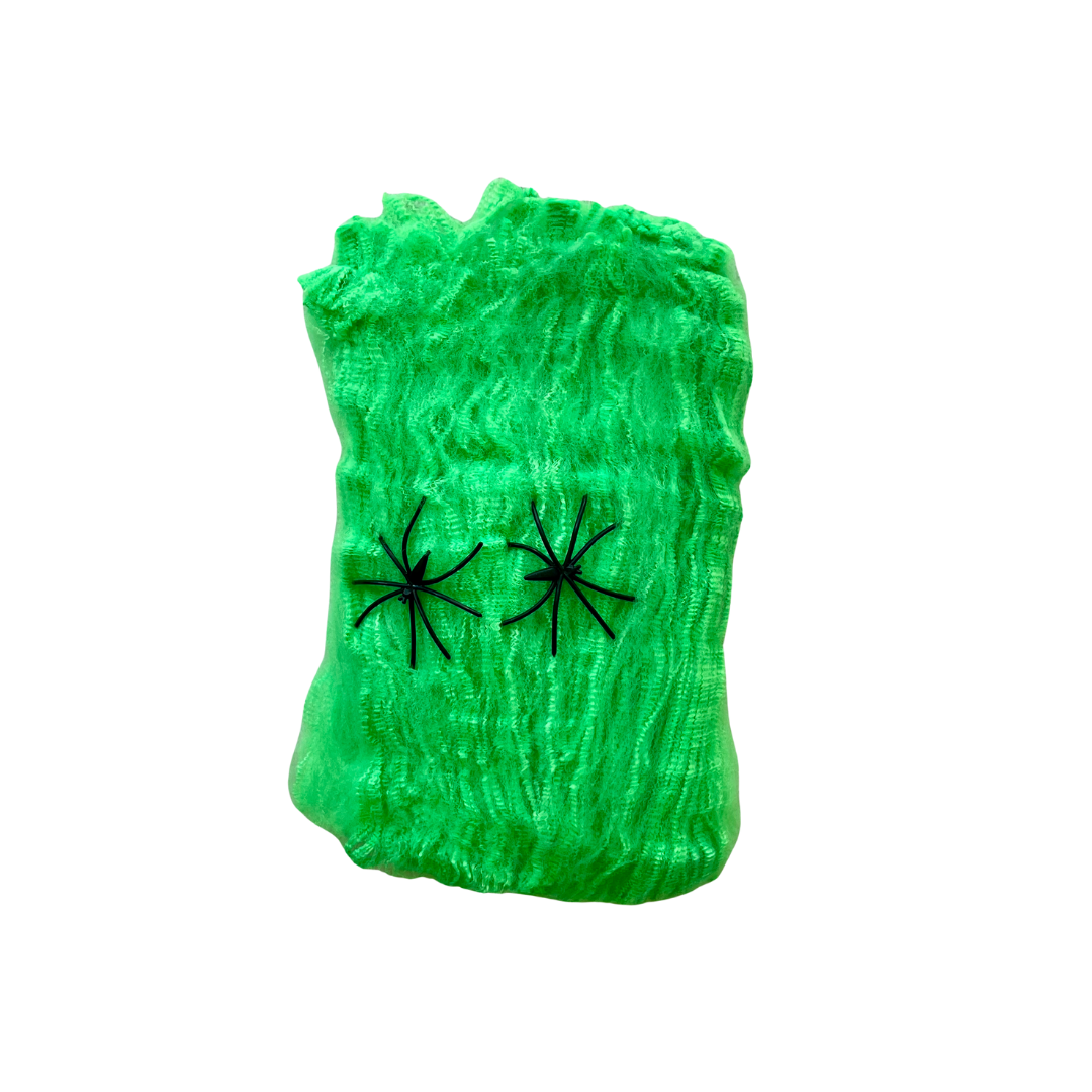 DECO TELARAÑA VERDE