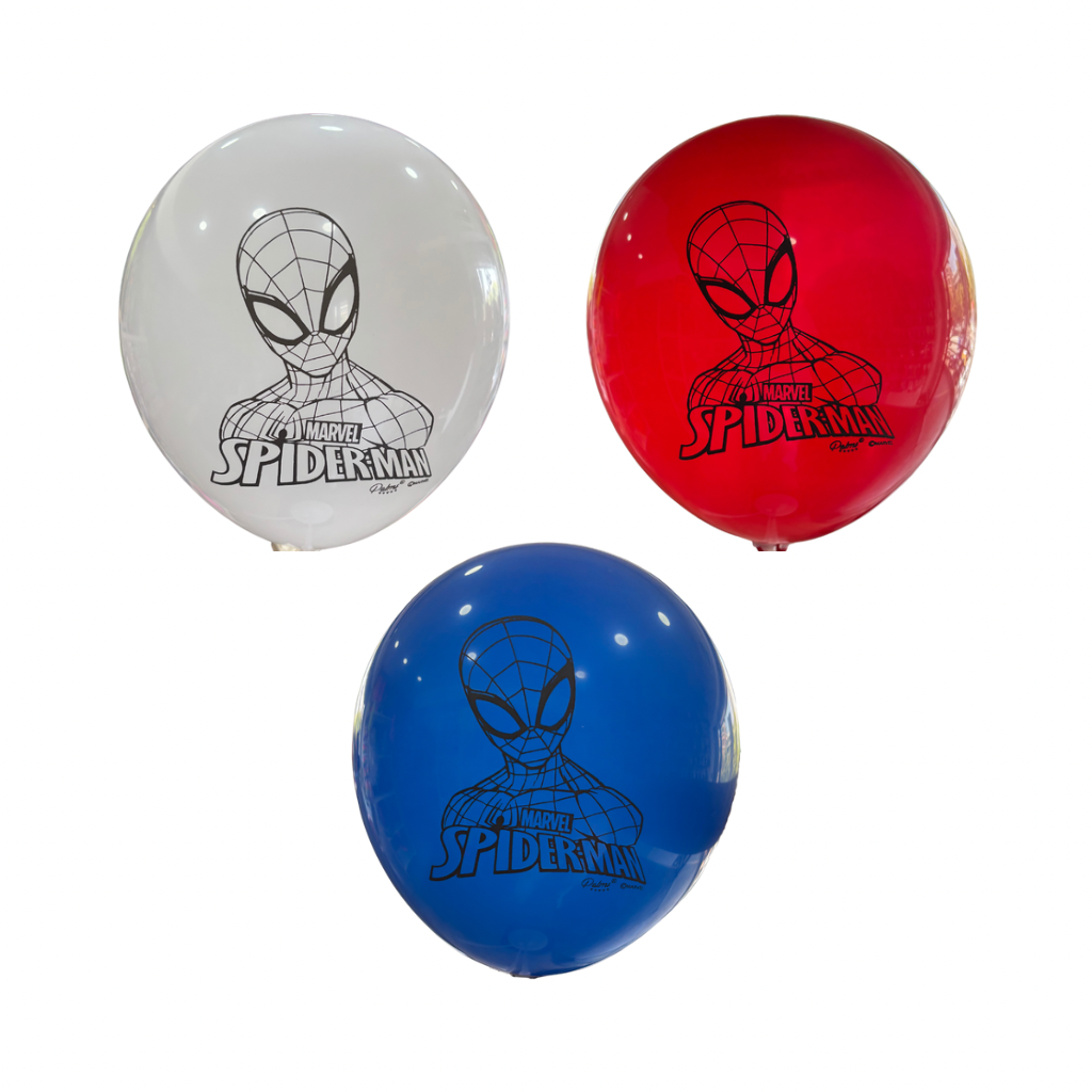 GLOBO SPIDERMAN 12 UNIDADES