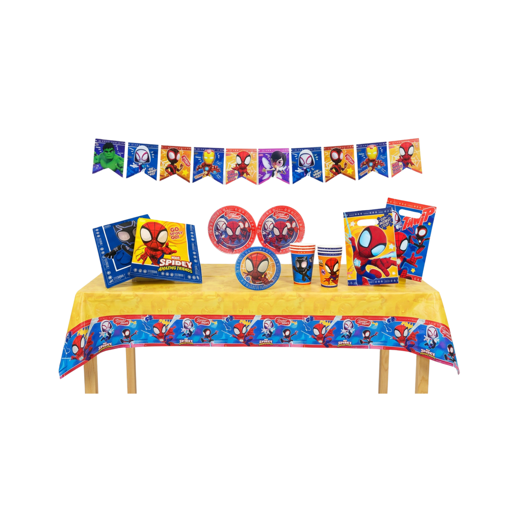 decoracion fiesta spidey pack completo