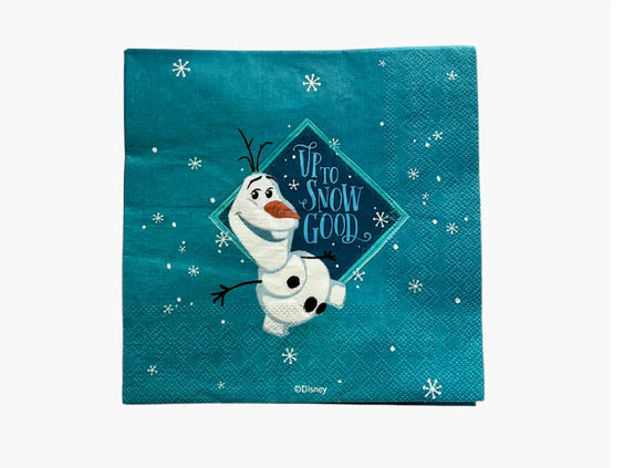 SERVILLETA FROZEN 33 X 33 CM 10 UNIDADES