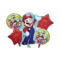 globos super mario bros set decoracion cumpleaños mario globos foil personajes