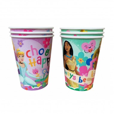 VASOS PRINCESAS X6